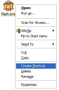 Create Shortcut