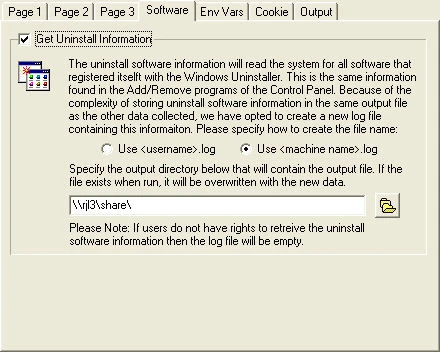 Uninstall Windows Software Log